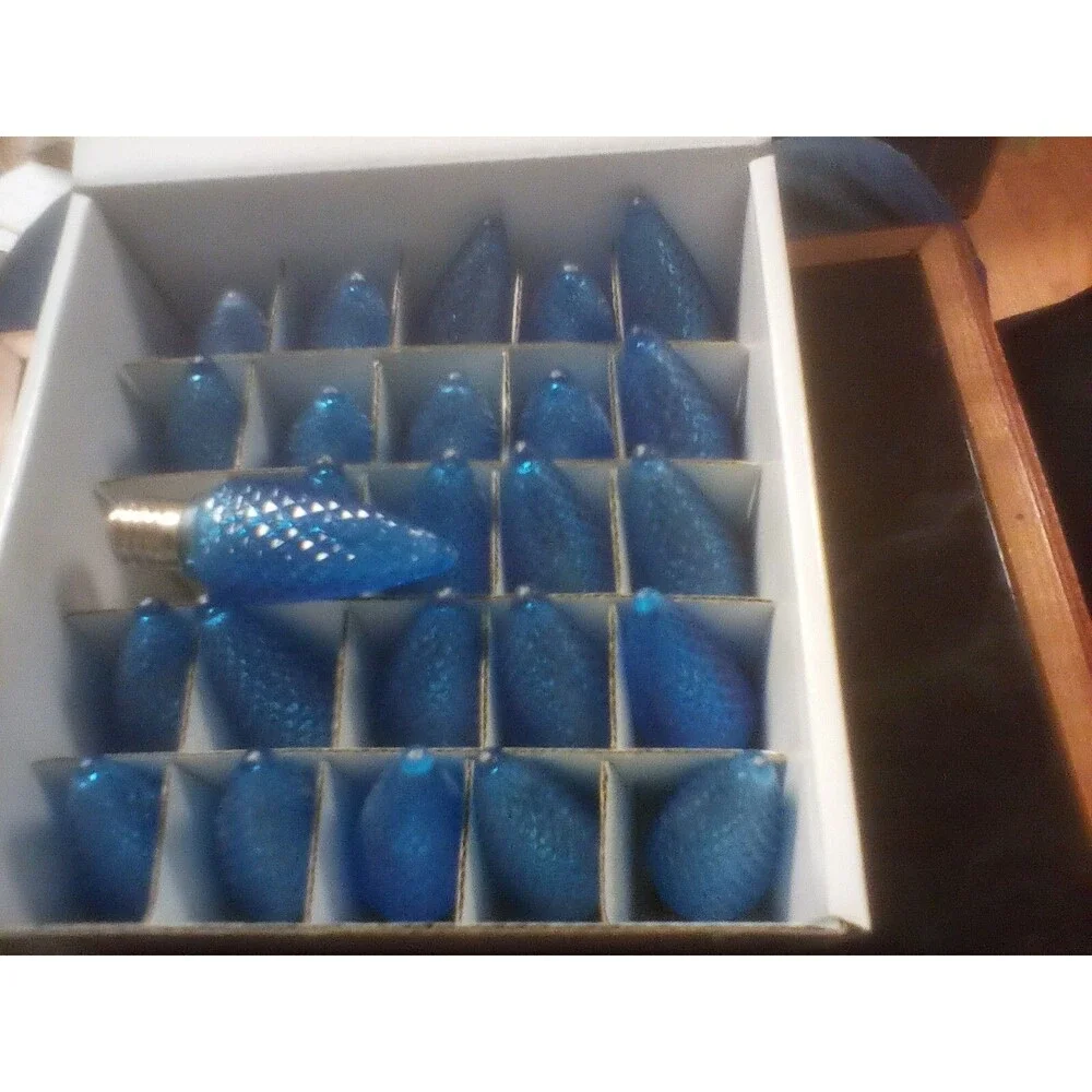 Novelty Lights blue bulbs
